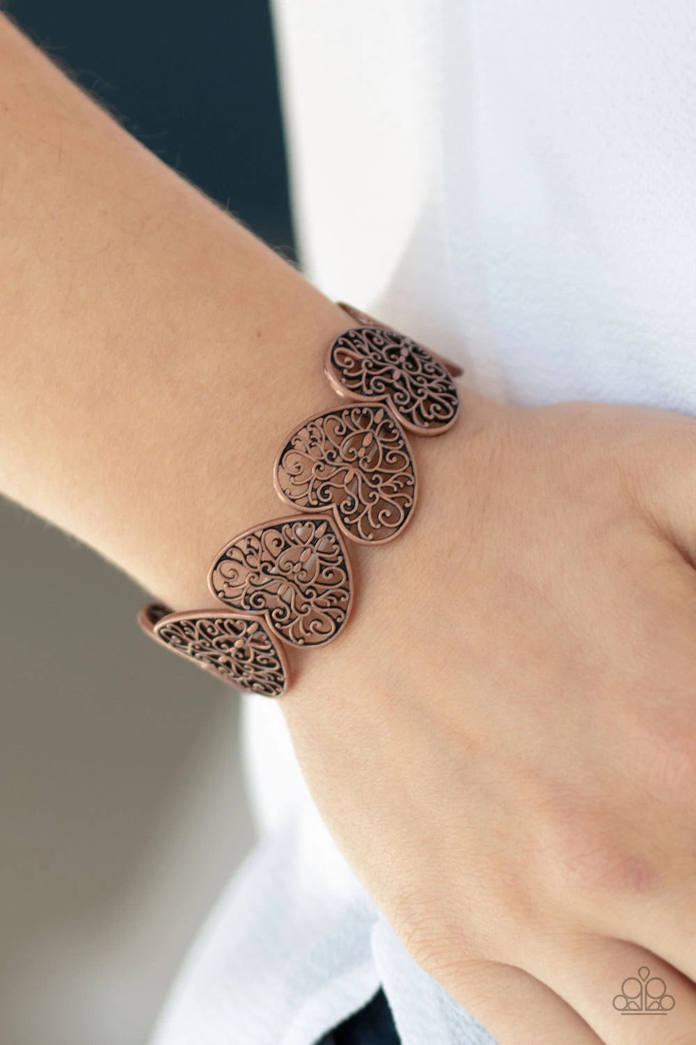 Keep Love in Your Heart – Copper | Paparazzi Bracelet