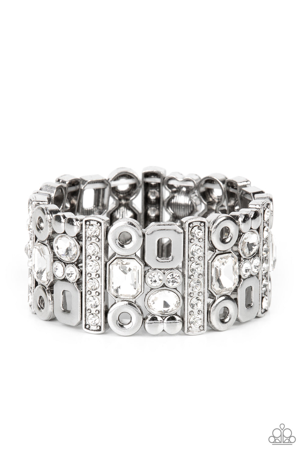 Dramatically Diverse – White | Paparazzi Bracelet