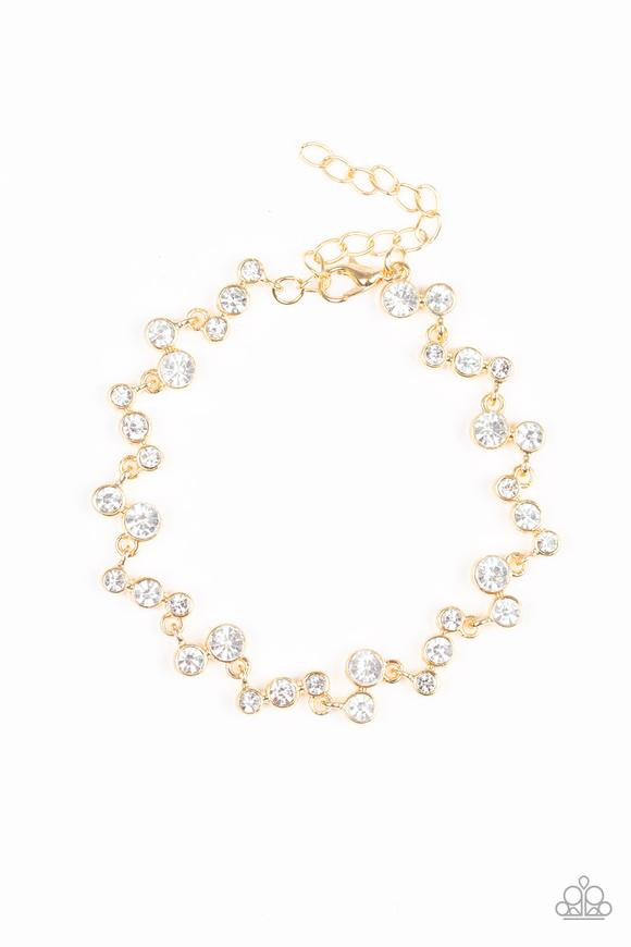 Starlit Stunner – Gold | Paparazzi Bracelet