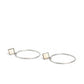 Canyon Circlet – White | Paparazzi Earrings
