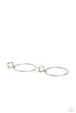 Canyon Circlet – White | Paparazzi Earrings