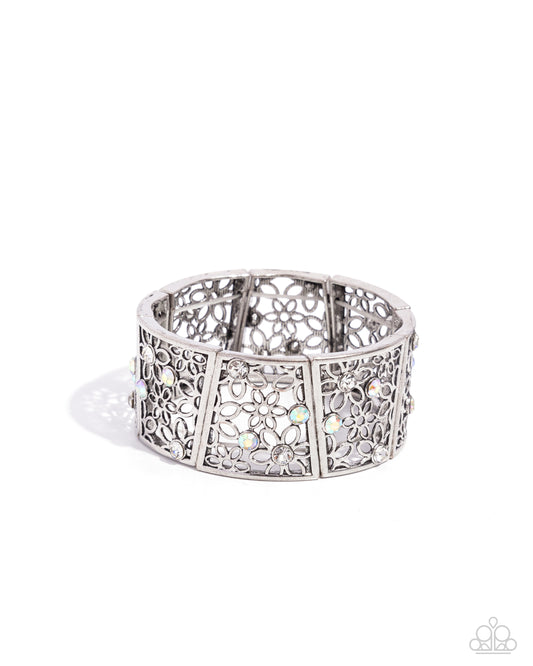 Spring Greetings – White | Paparazzi Bracelet