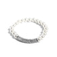 Elegance Embodied – White | Paparazzi Bracelet