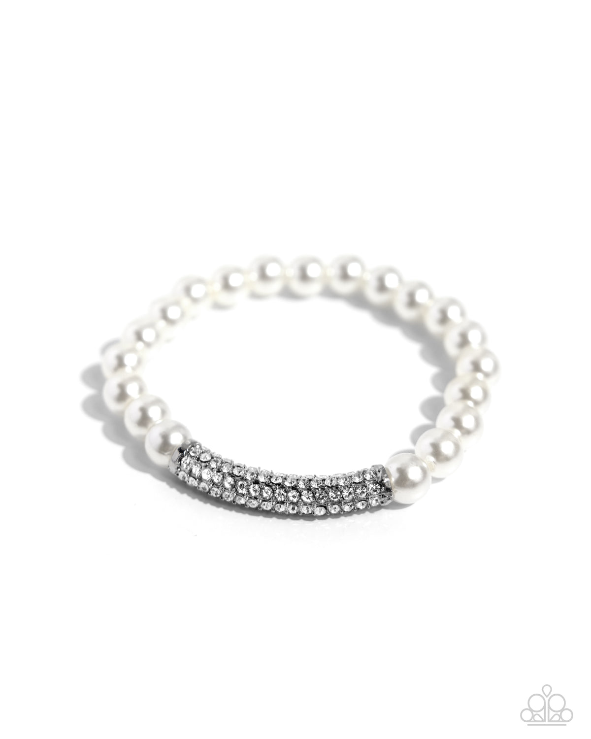 Elegance Embodied – White | Paparazzi Bracelet