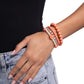 Rosy Retrospection – Orange | Paparazzi Bracelet