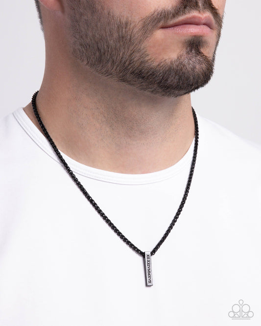Roman Rebel – Black | Paparazzi Necklace