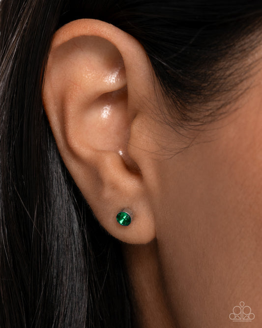 Logical Light – Green | Paparazzi Earrings