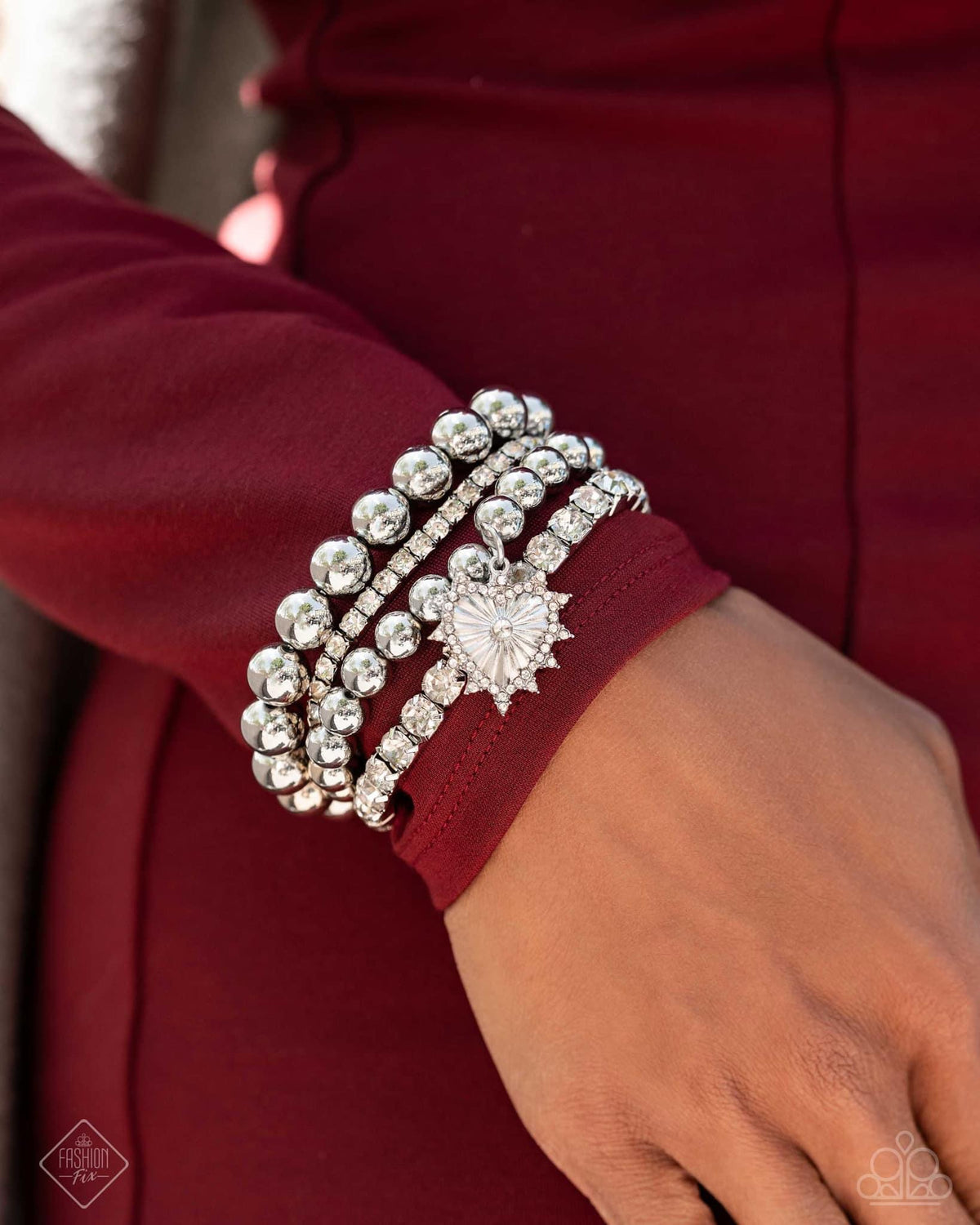 Excessive Elegance – Silver | Paparazzi Bracelet