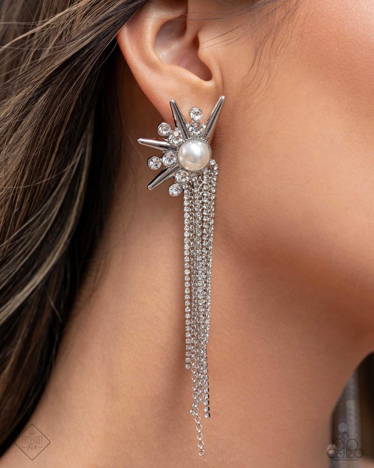 Punk Rock – Silver | Paparazzi Earrings