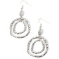 Scalding Haute – Silver | Paparazzi Earrings
