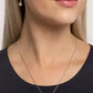 B - Letter of the Law – Silver | Paparazzi Necklace