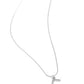 E - Letter of the Law – Silver | Paparazzi Necklace