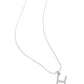 H - Letter of the Law – Silver | Paparazzi Necklace