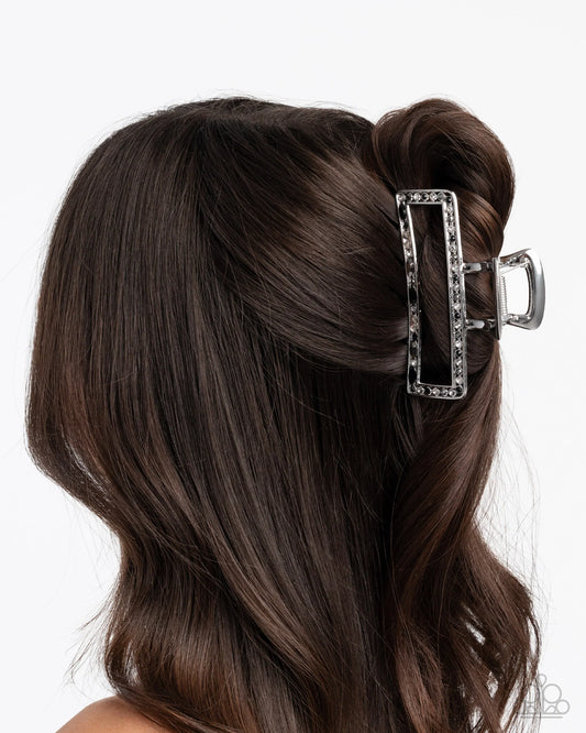 Slow It Down Paparazzi Accessories Claw Clip Black