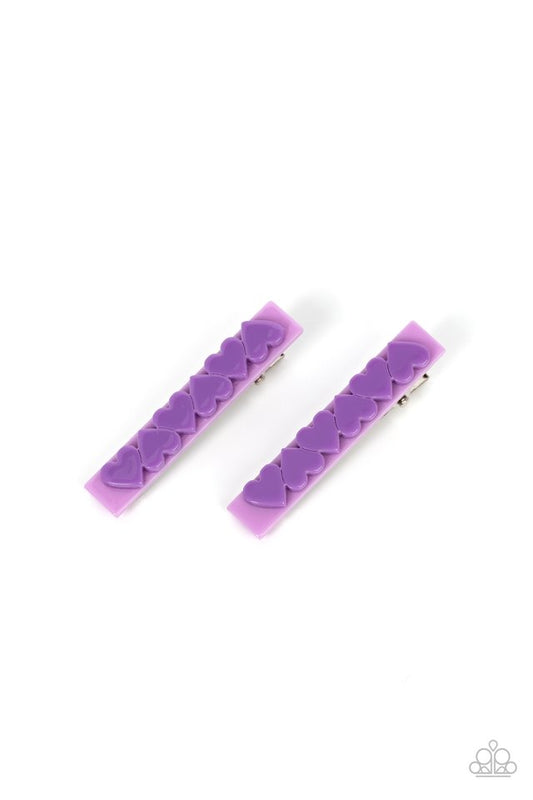 Cutely Cupid – Purple | Paparazzi Hair Clips