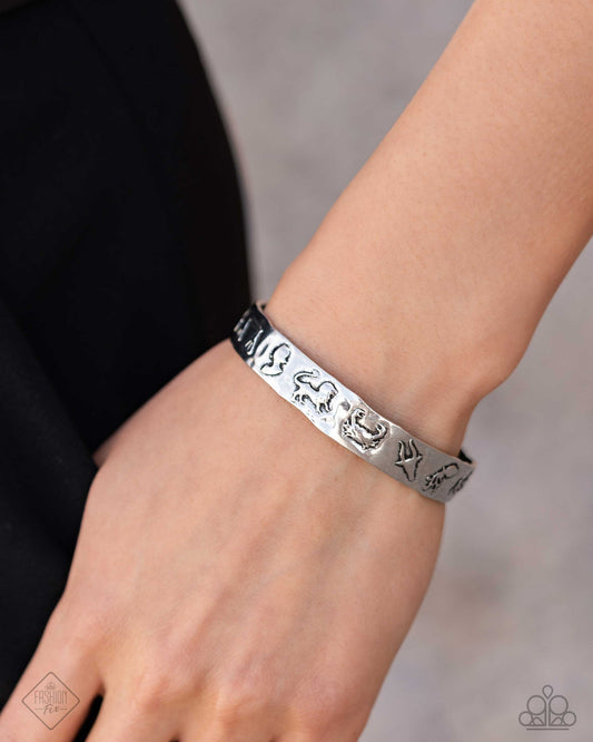 Astrology A Lister Cuff – Silver | Paparazzi Bracelet