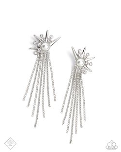 Punk Rock – Silver | Paparazzi Earrings
