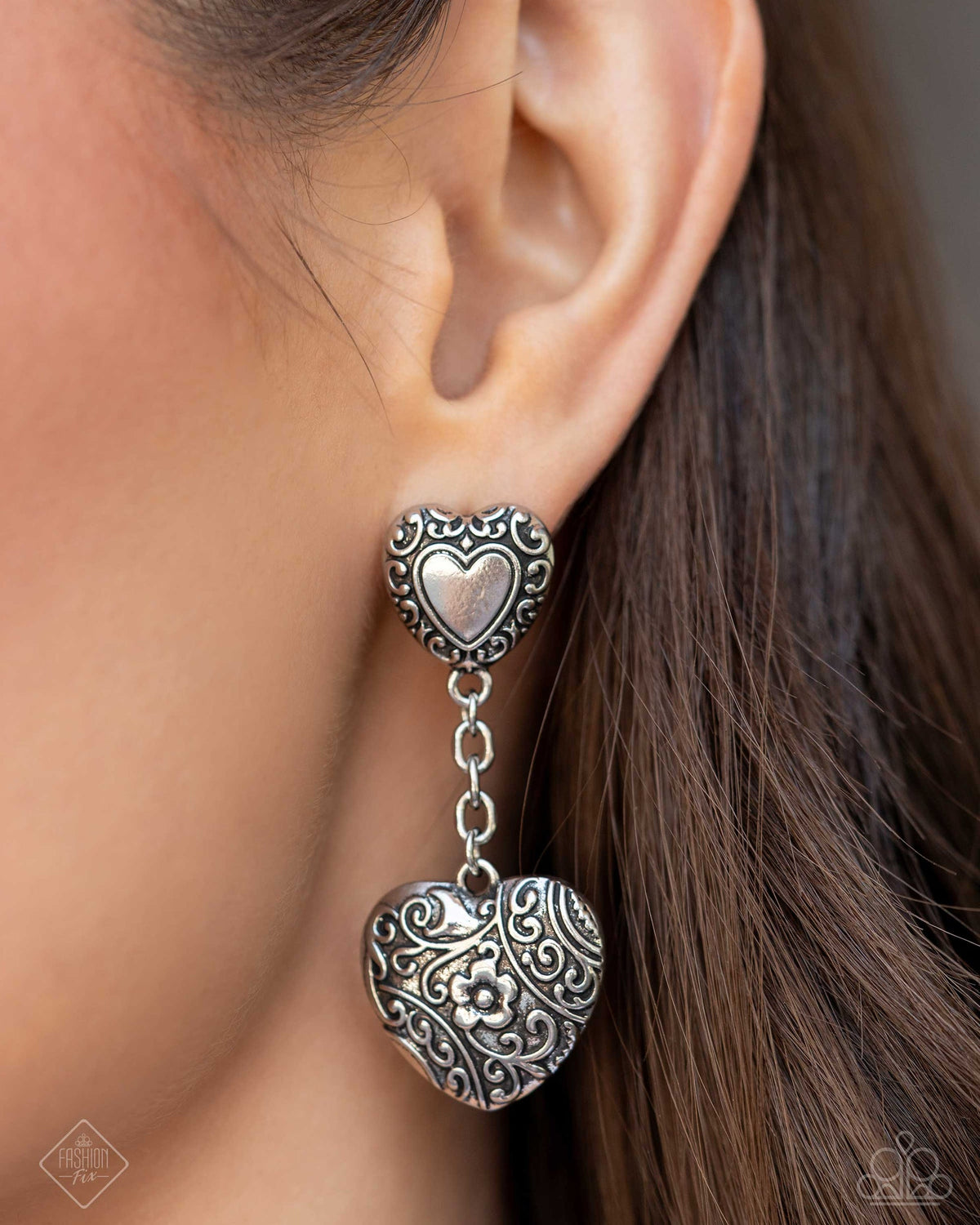 Rustic Reveal – Silver | Paparazzi Earrings