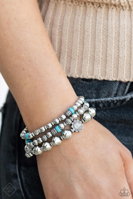 Garden Party Passion – Blue | Paparazzi Bracelet
