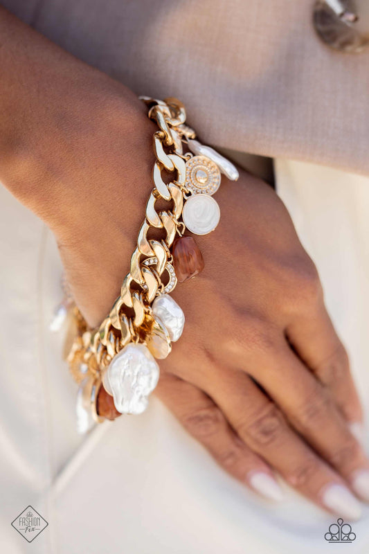 Sea for Yourself – Gold | Paparazzi Bracelet
