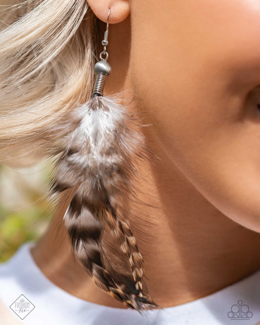 Delicate Desert – Brown | Paparazzi Earrings