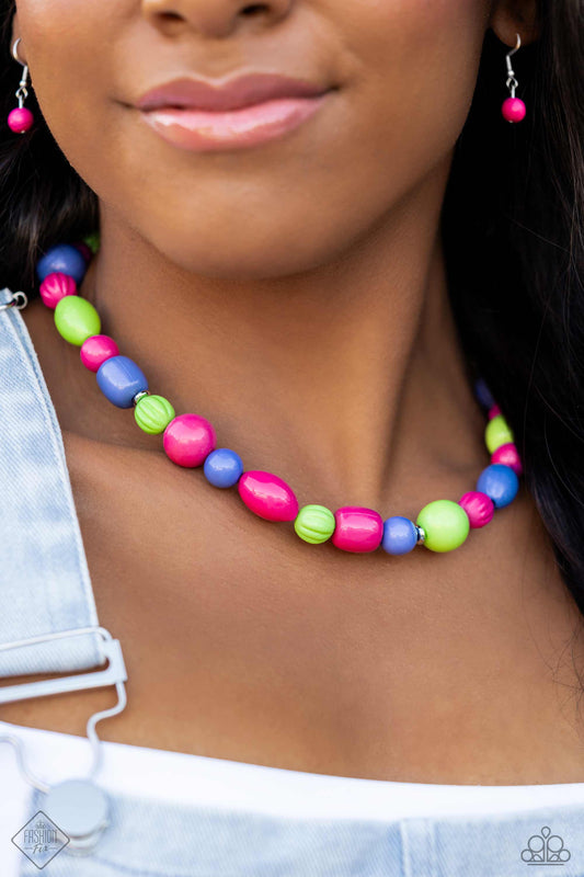 Perfectly Poppin | Paparazzi Necklace