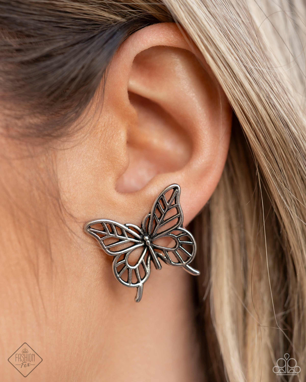 High and Flighty – Silver | Paparazzi Earrings