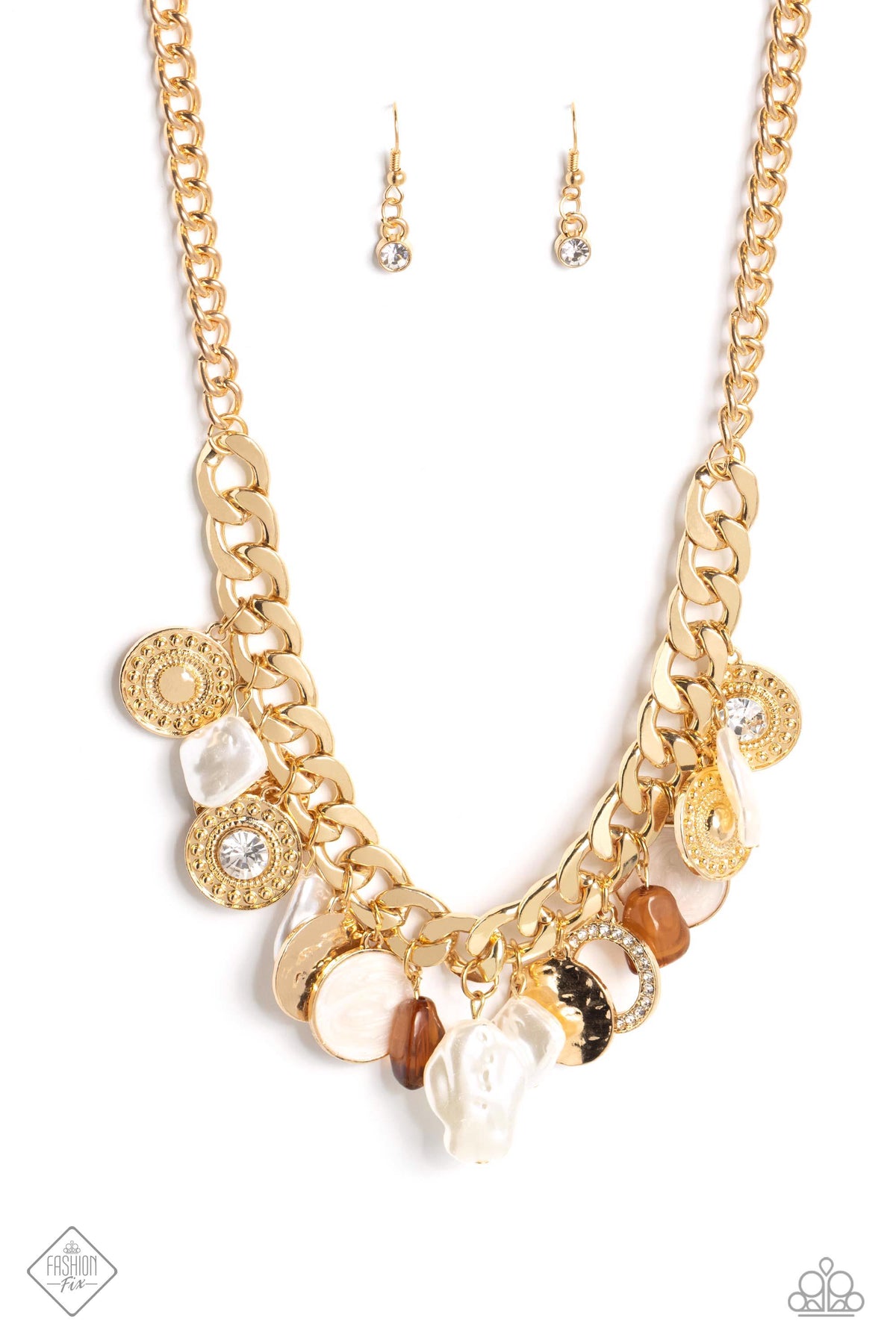 Now SEA Here – Gold | Paparazzi Necklace