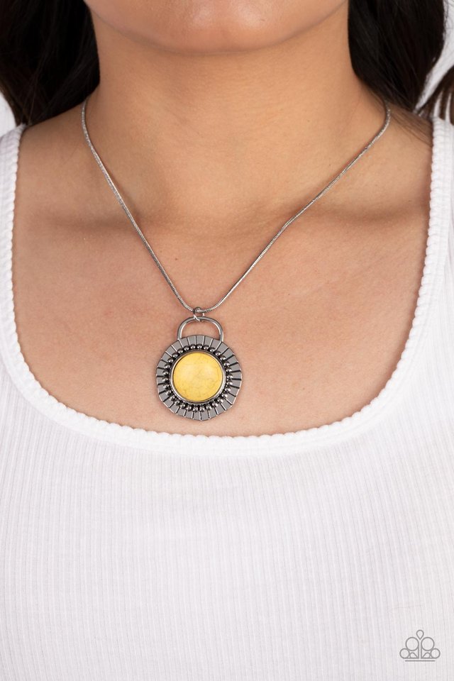 New Age Nomad – Yellow | Paparazzi Necklace