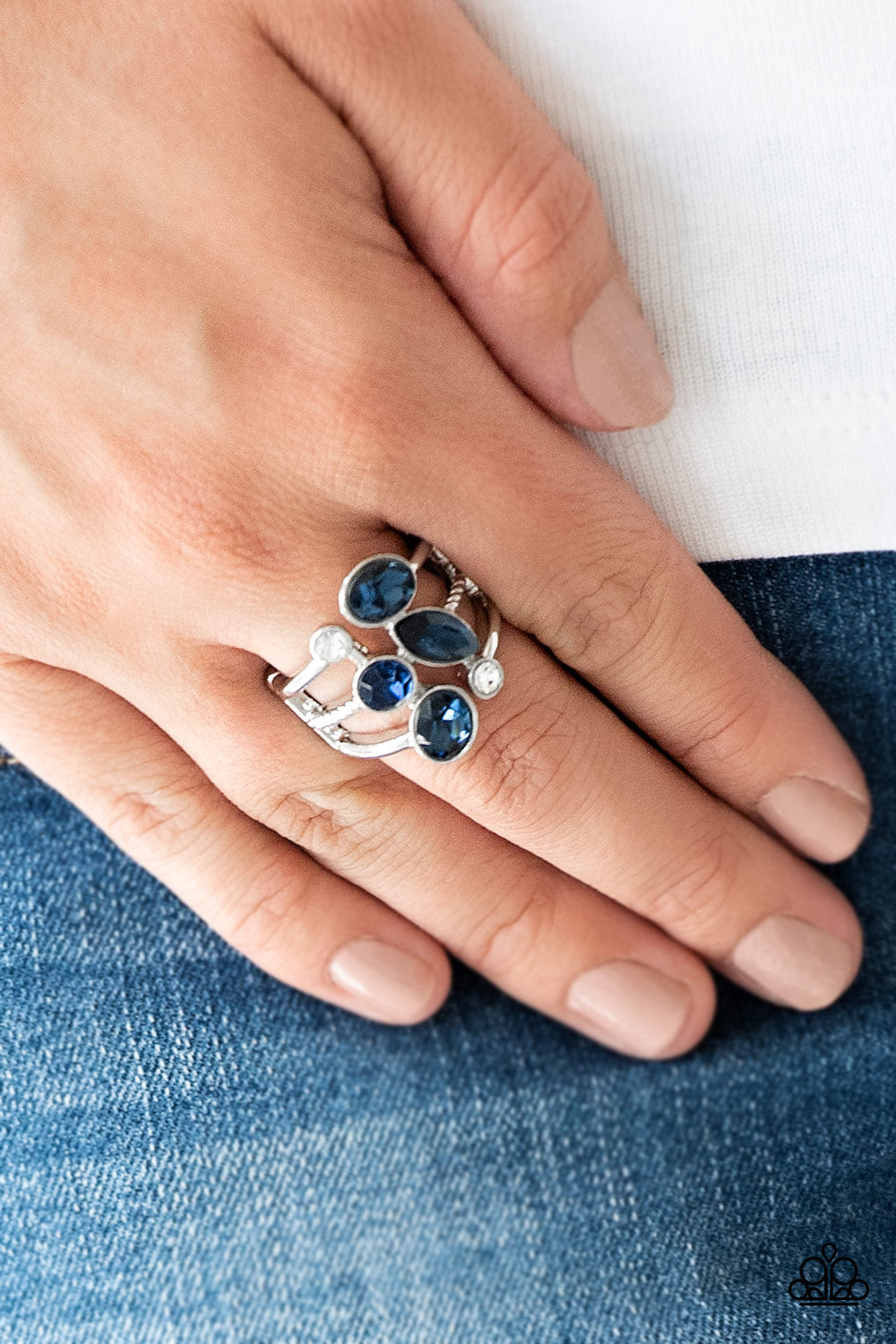 Metro Mingle – Blue | Paparazzi Ring