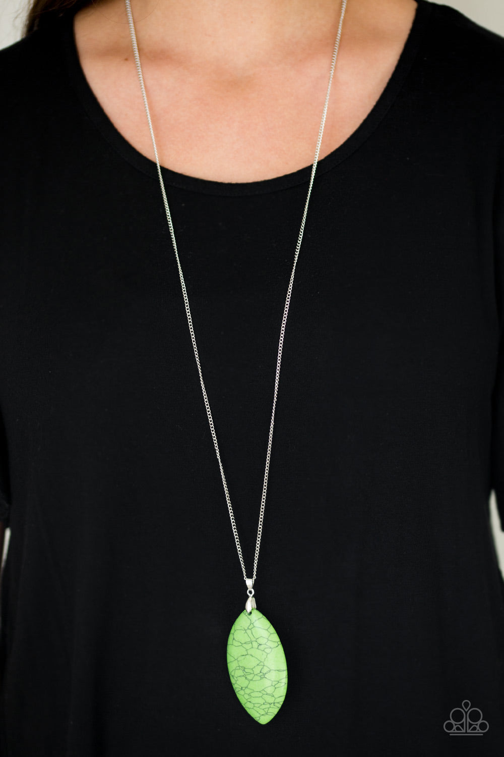 Santa Fe Simplicity – Green | Paparazzi Necklace