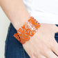 Vine and Dash Cuff – Orange | Paparazzi Bracelet