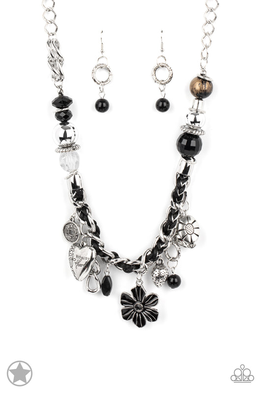 Charmed, I Am Sure Best Seller – Black | Paparazzi Necklace