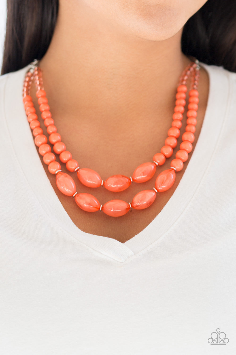 Sundae Shoppe – Orange | Paparazzi Necklace