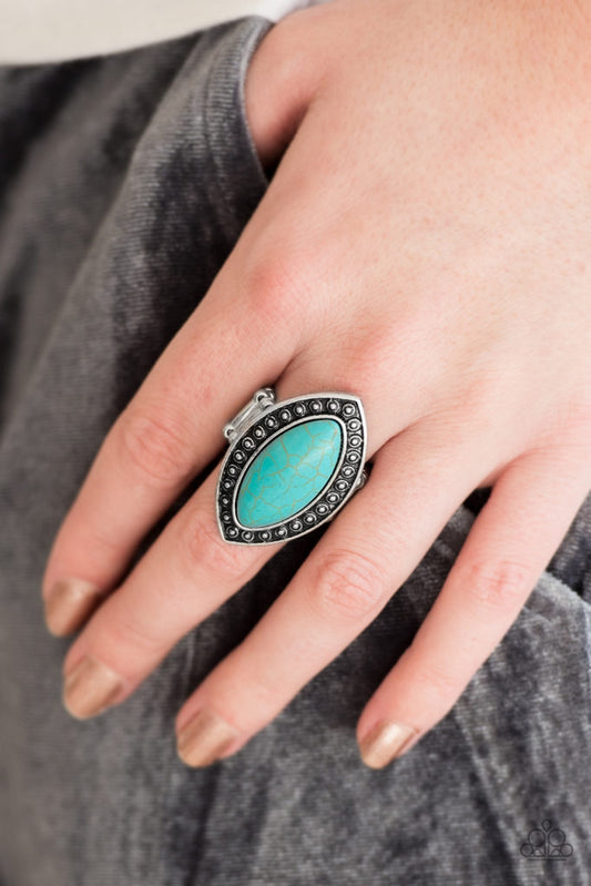 Aiming for Amazon – Blue | Paparazzi Ring