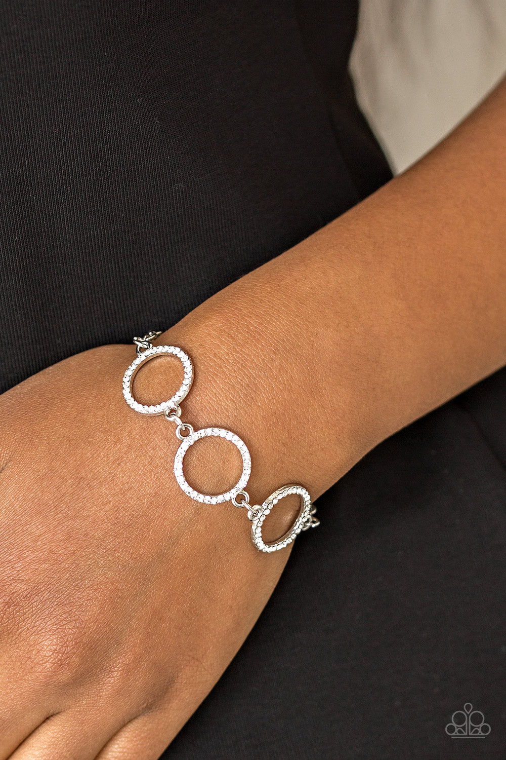 Dress The Part – White | Paparazzi Bracelet
