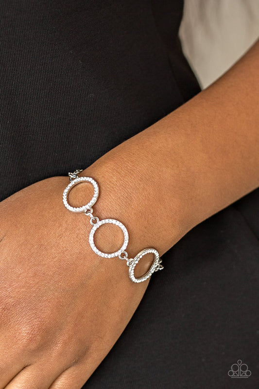Dress The Part – White | Paparazzi Bracelet