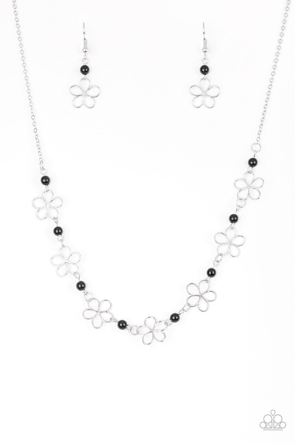 Always Abloom – Black | Paparazzi Necklace