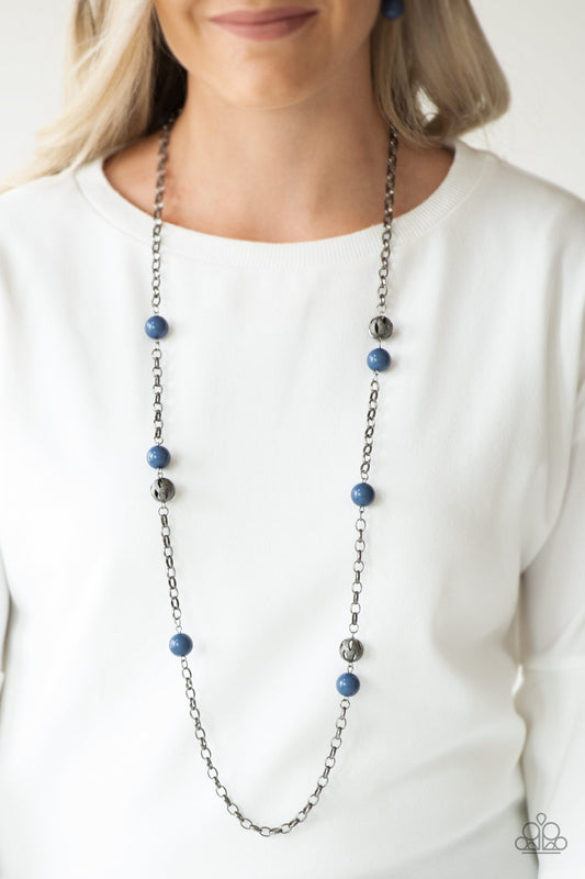 Fashion Fad – Blue | Paparazzi Necklace