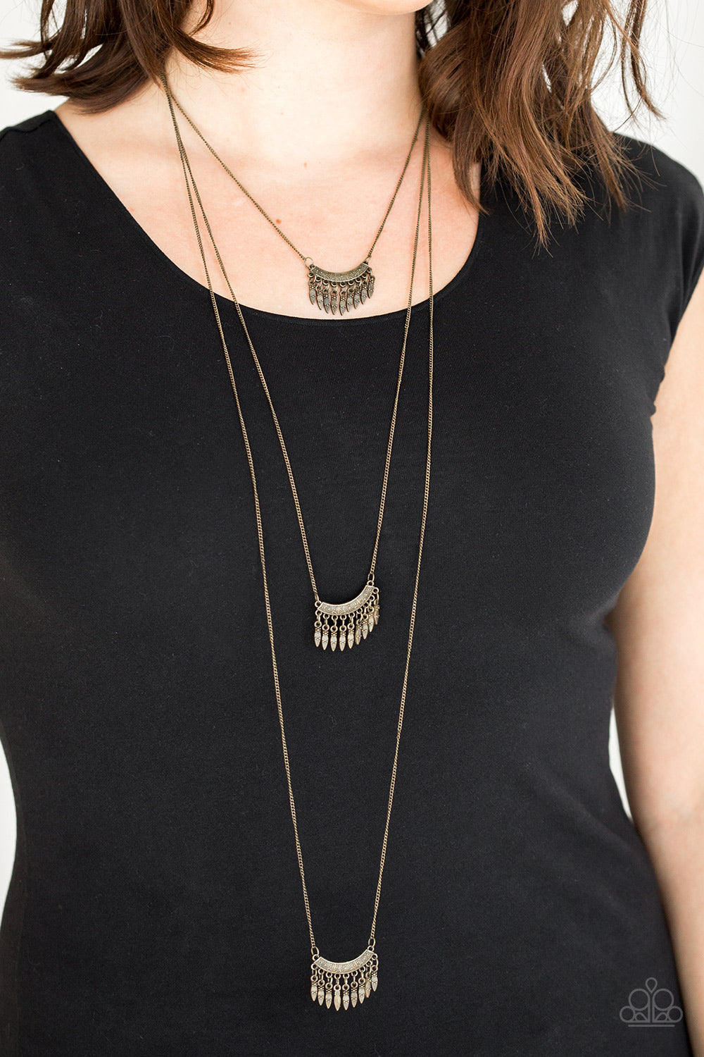 Seasonal Charm – Brass | Paparazzi Necklace