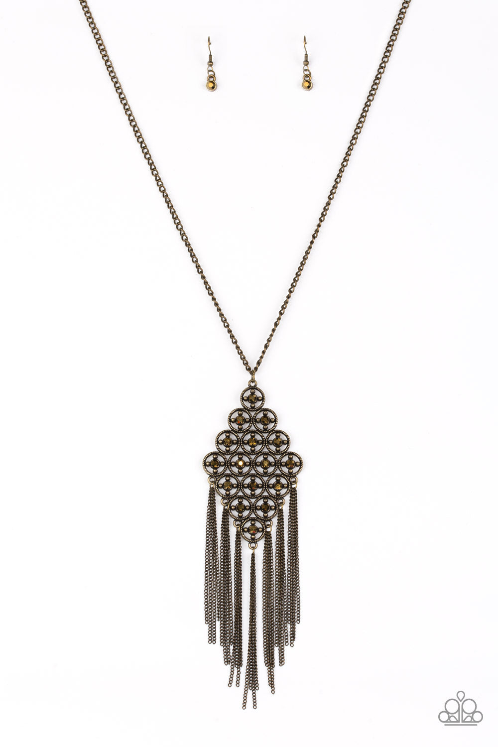 Web Design – Brass | Paparazzi Necklace