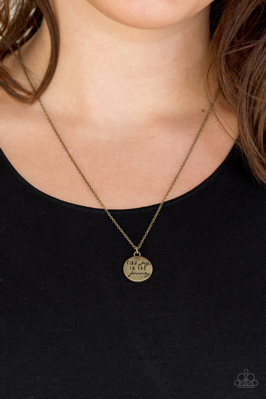 Find Joy – Brass | Paparazzi Necklace