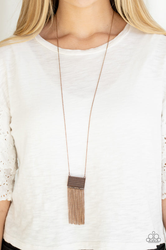 Totally Tassel – Copper | Paparazzi Necklace