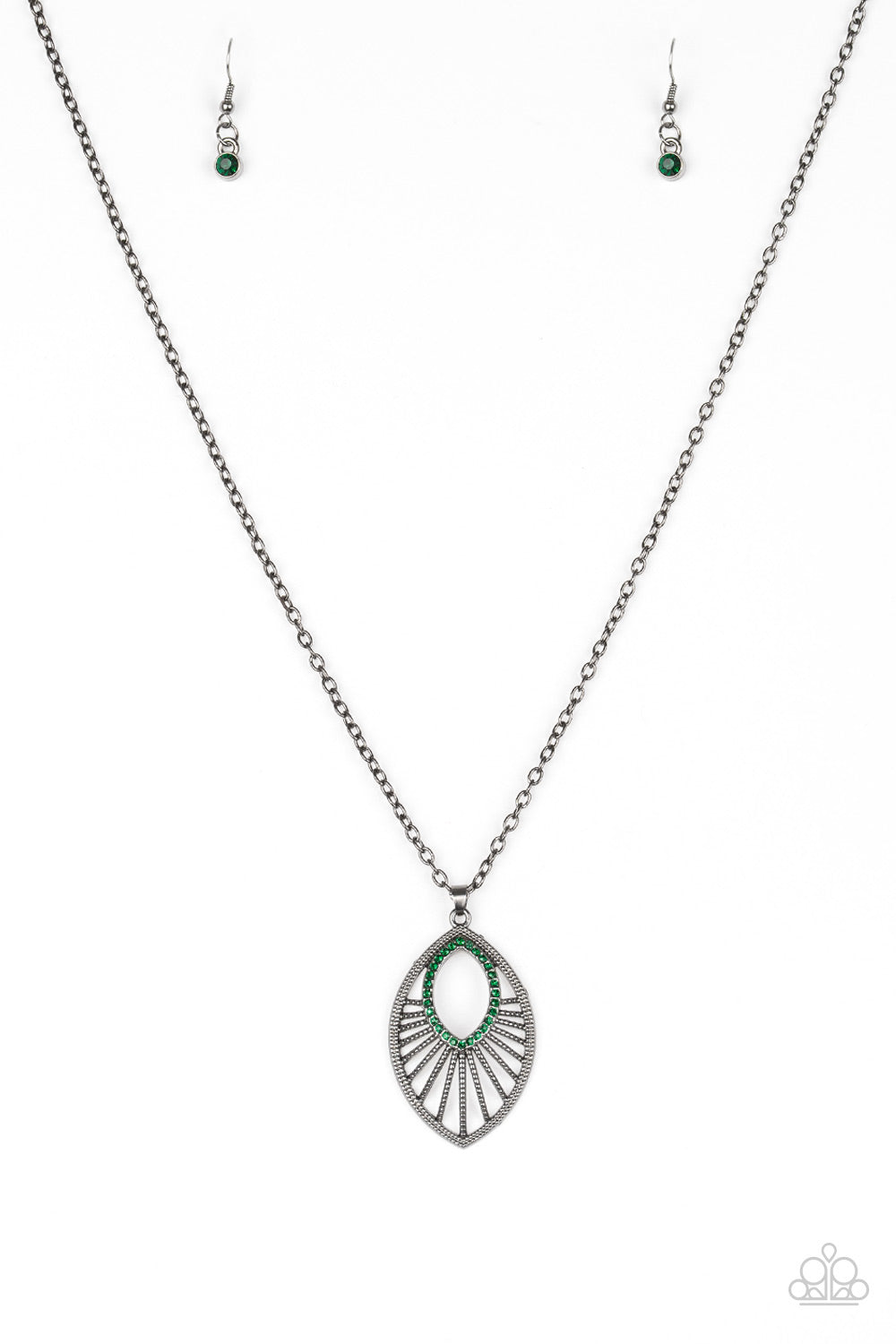 Court Couture – Green | Paparazzi Necklace