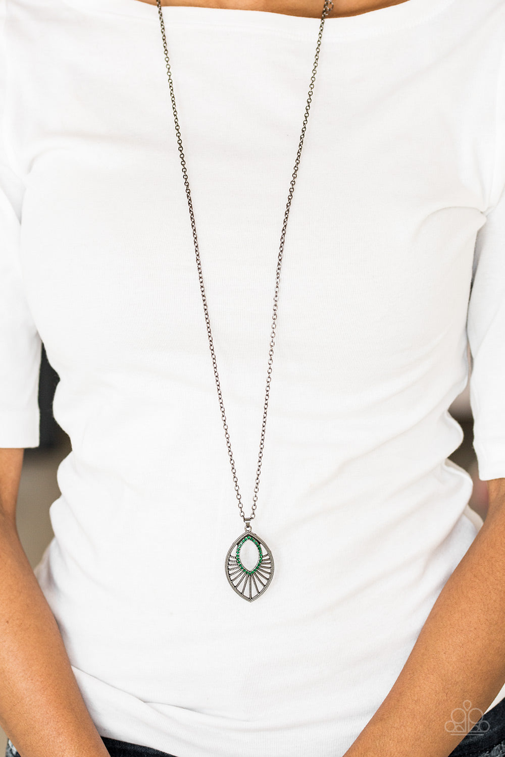 Court Couture – Green | Paparazzi Necklace