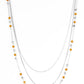 Colorful Cadence – Orange | Paparazzi Necklace