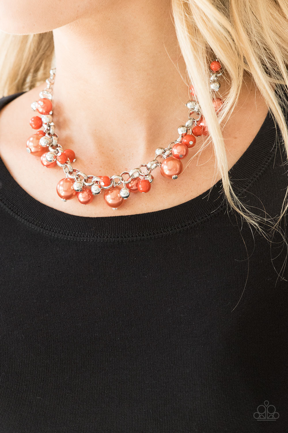 Upstater – Orange | Paparazzi Necklace