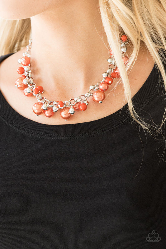 Upstater – Orange | Paparazzi Necklace