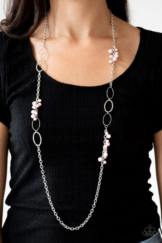 Flirty Foxtrot – Pink | Paparazzi Necklace