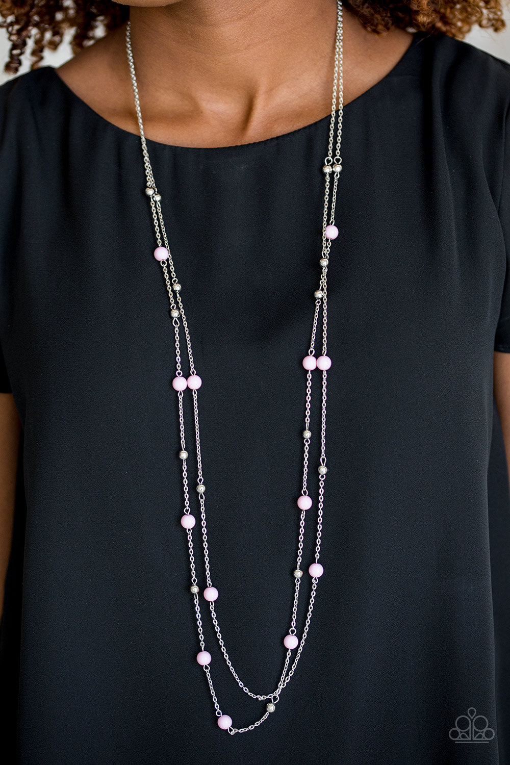 Beach Party Pageant – Pink | Paparazzi Necklace